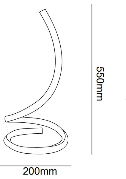 TRA20097 Eco 45 cm LED Masa Lambası Sınus - Işık Rengi 4000K Doğal Beyaz indirimleri