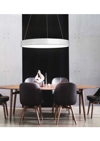 TRA3014-240-120 Eco Ø120 cm LED Avize Sarkıt 7drum - Işık Rengi 4000K Doğal Beyaz