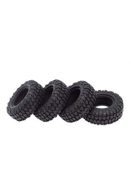 4x1:24 Eksenel SCX24 90081 Aksesuarları Için Kauçuk Lastikler Model Buggy Trucks A(Yurt Dışından)