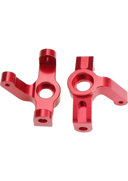 2 Adet Metal Ön Direksiyon Hub Taşıyıcı Için Wltoys 104001 1:10 Rc Model Araba Kırmızı(Yurt Dışından)
