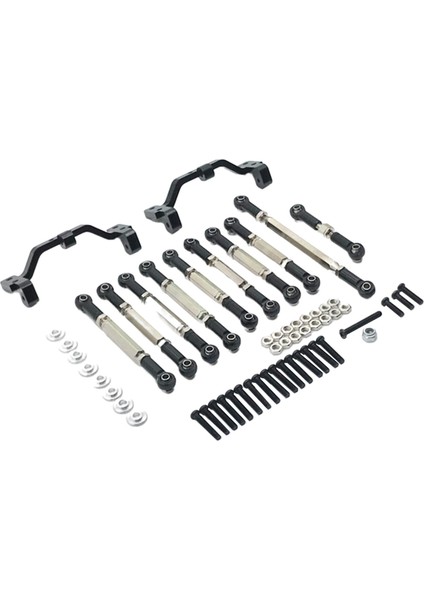 Mn D90 D91 MN99S Için Metal Direksiyon Bağlantı Çubuk Kitleri FJ45 1/12 Rc Araba Model Siyah(Yurt Dışından) fiyatları