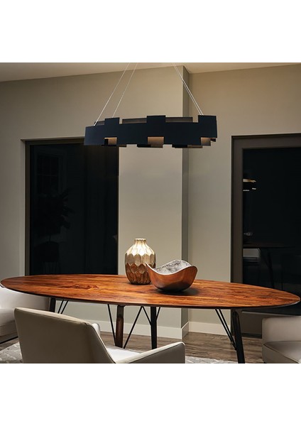 TRA83010 Eco 83X35 cm LED Avize Sarkıt Kale - Işık Rengi 3000K Sıcak Beyaz