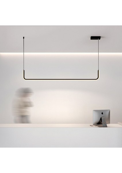 TRA80014 Eco 100 cm LED Avize Sarkıt U Rod - Işık Rengi 6500K Soğuk Beyaz