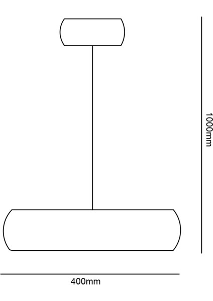 TRA34204 Eco Ø40 cm LED Avize Sarkıt Trommel - Işık Rengi 3000K Sıcak Beyaz fırsatları