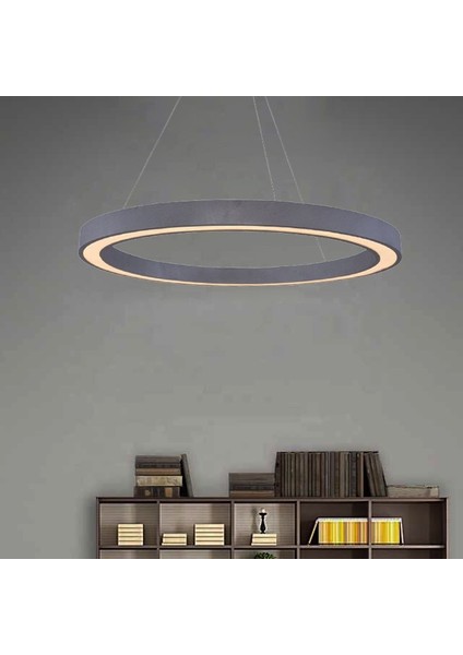 TRA2023-23-40 Eco Ø40 cm LED Avize Sarkıt Vıer - Işık Rengi 3000K Sıcak Beyaz