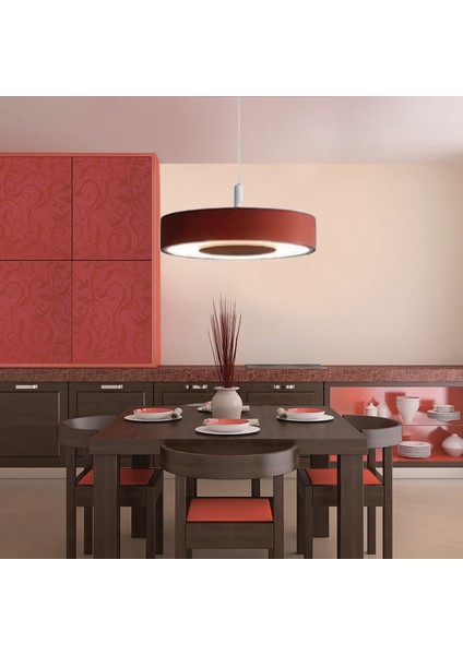 TRA34204 Eco Ø40 cm LED Avize Sarkıt Trommel - Işık Rengi 3000K Sıcak Beyaz