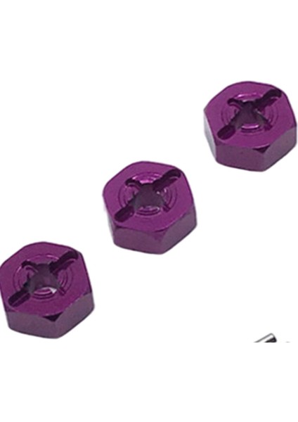Tekerlek Hex Hubs Adaptörü Wltoys Için A959-B A969 A979 K929 Rc Yükseltme Parçaları Mor(Yurt Dışından)