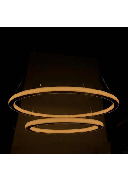 TRA30052 Eco Ø60 cm LED Avize Sarkıt Saturn - Işık Rengi 4000K Doğal Beyaz modelleri