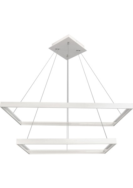 TRA30011 Eco 60*60 cm LED Avize Sarkıt Dikköşe Larga - Işık Rengi 6500K Soğuk Beyaz fiyatları