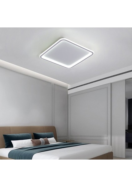 TRA54102 Eco 80*80 cm LED Avize Plafonyer Basıs - Işık Rengi 6500K Soğuk Beyaz