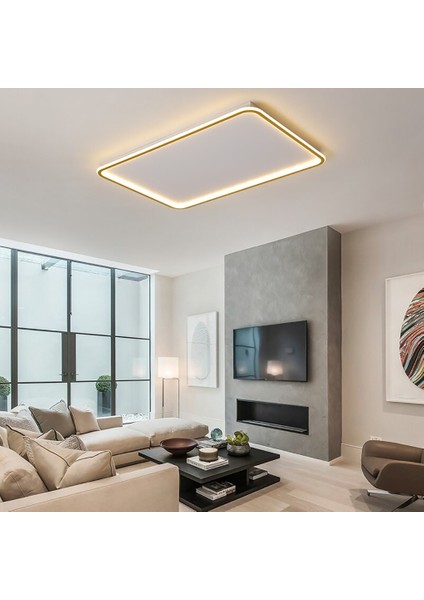 TRA54103 Eco 90*60 cm LED Avize Plafonyer Basıs - Işık Rengi 3000K Sıcak Beyaz