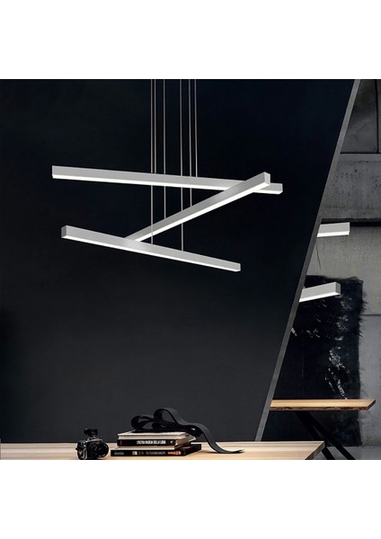 TRA30303 Eco 3*100 cm LED Avize Sarkıt 3hengel - Işık Rengi 3000K Sıcak Beyaz