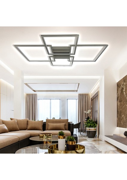 TRA32026 Eco 150*110CM LED Avize Plafonyer Dörtkare - Işık Rengi 4000K Doğal Beyaz