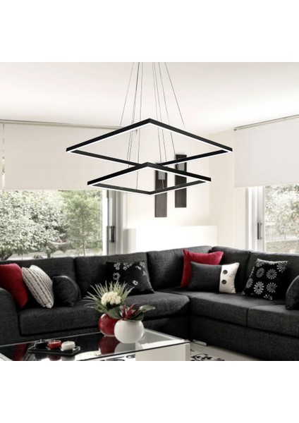 TRA32008 Eco 60*60 cm LED Avize Sarkıt 2kare - Işık Rengi 6500K Soğuk Beyaz modelleri