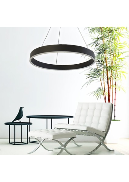 TRV61701C Pro Ø120 cm LED Avize Sarkıt Sıebzıg - Işık Rengi 6500K Soğuk Beyaz