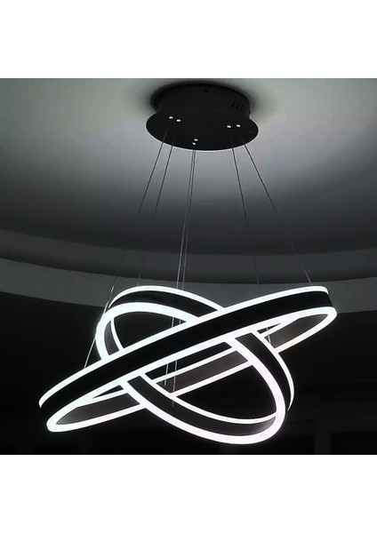 TRA61902 Eco Ø80 cm LED Avize Sarkıt Neptun - Işık Rengi 6500K Soğuk Beyaz