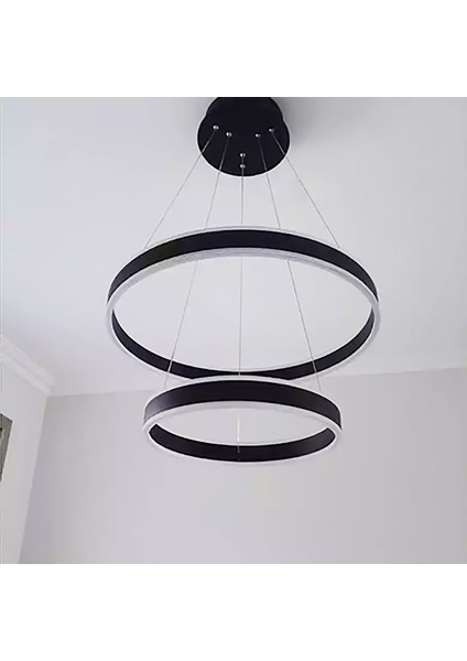 TRA61902 Eco Ø80 cm LED Avize Sarkıt Neptun - Işık Rengi 6500K Soğuk Beyaz