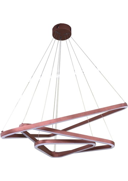 TRA30047 Eco Ø80 cm LED Avize Sarkıt 3trıgon - Işık Rengi 6500K Soğuk Beyaz fiyatları