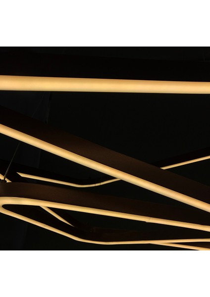 TRA30047 Eco Ø80 cm LED Avize Sarkıt 3trıgon - Işık Rengi 6500K Soğuk Beyaz modelleri