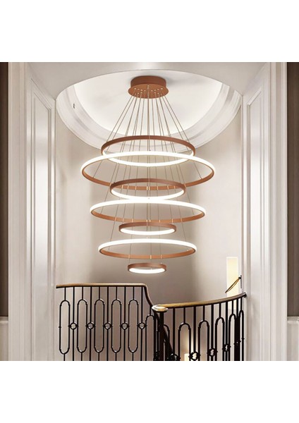 TRV30079A Pro Ø100 cm LED Avize Sarkıt Elegant Mını7 - Işık Rengi 4000K Doğal Beyaz