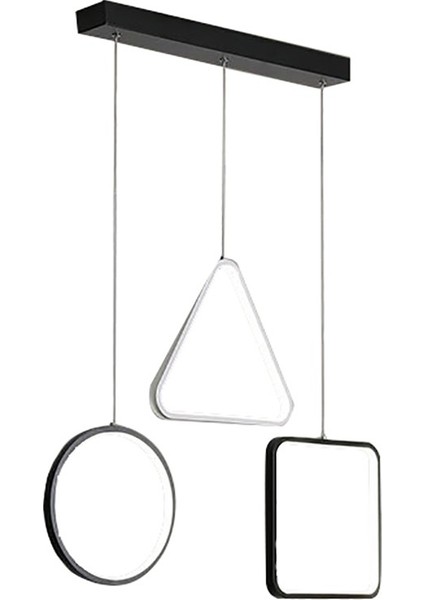TRA30070 Eco 3*35 cm LED Avize Sarkıt Squıdgame - Işık Rengi 6500K Soğuk Beyaz