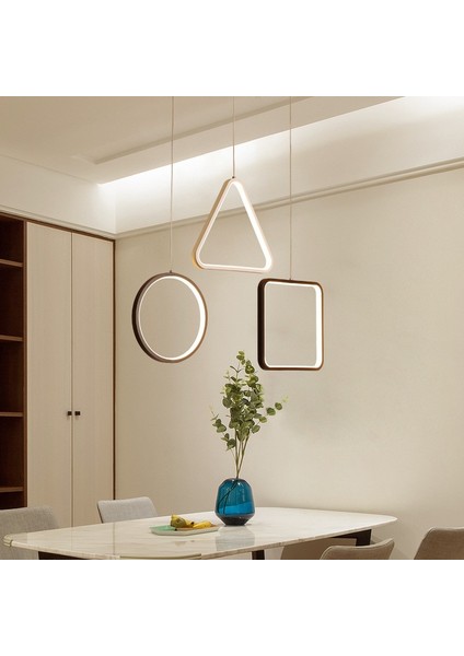 TRA30070 Eco 3*35 cm LED Avize Sarkıt Squıdgame - Işık Rengi 6500K Soğuk Beyaz