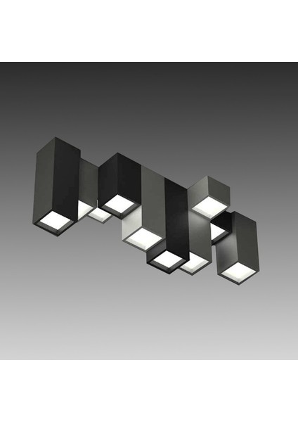 TRA84002 Eco 90*30 cm LED Avize Plafonyer Lux Cube - Işık Rengi 6500K Soğuk Beyaz
