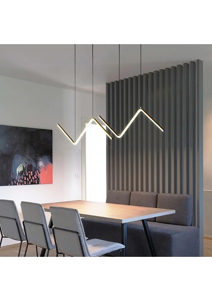TRA30105 Eco 120 cm LED Avize Sarkıt Tetrıs - Işık Rengi 3000K Sıcak Beyaz