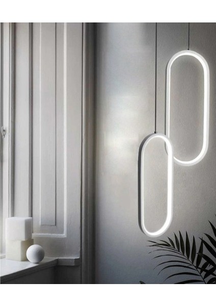 TRA30074B Eco 2x(50*15 Cm) LED Avize Sarkıt Küpe2 - Işık Rengi 4000K Doğal Beyaz fiyatları