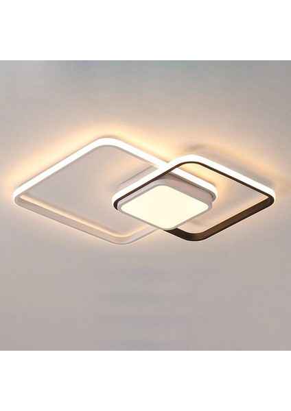 TRA32001 Eco 80*58 cm LED Avize Plafonyer Kare DRUM2BELT - Işık Rengi 3000K Sıcak Beyaz modelleri