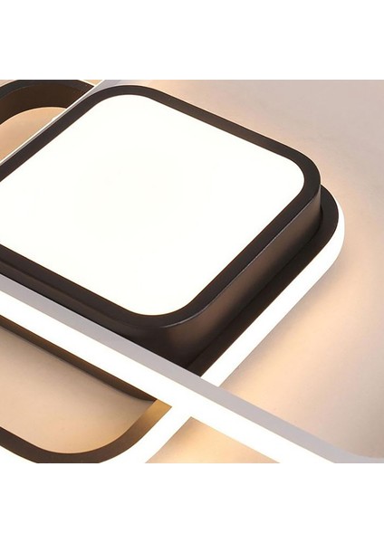 TRA32001 Eco 80*58 cm LED Avize Plafonyer Kare DRUM2BELT - Işık Rengi 3000K Sıcak Beyaz fırsatları