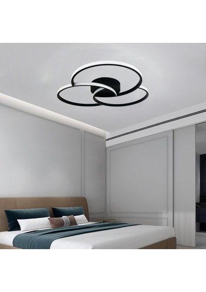 TRA30033 Eco Ø60 cm LED Avize Plafonyer Üçbağ - Işık Rengi 3000K Sıcak Beyaz