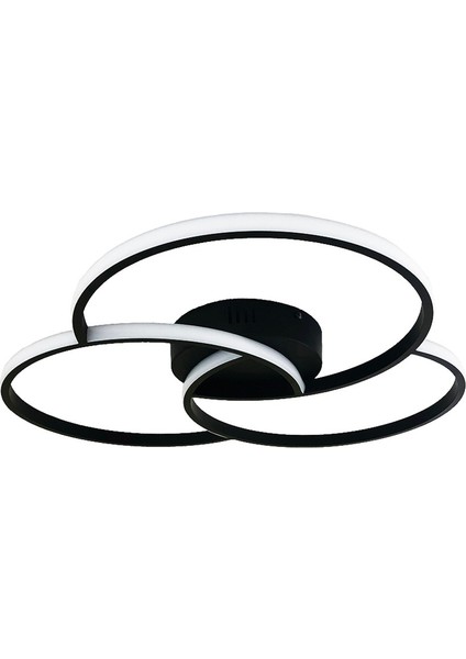 TRA30033 Eco Ø60 cm LED Avize Plafonyer Üçbağ - Işık Rengi 3000K Sıcak Beyaz