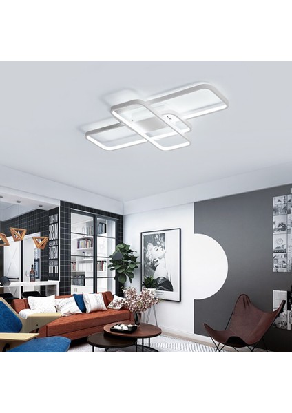 TRA30040 Eco 87*60 cm LED Avize Plafonyer Ovalköşe Üç4gen - Işık Rengi 3000K Sıcak Beyaz