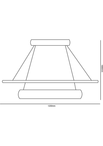 TRA34205 Eco 120*18 cm LED Avize Sarkıt Long Drumbelt - Işık Rengi 4000K Doğal Beyaz indirimleri