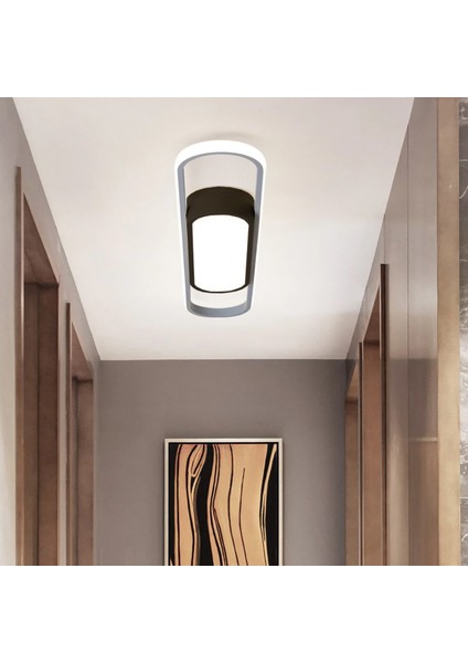TRA34201P Eco 70*18 cm LED Avize Plafonyer Long Drumbelt - Işık Rengi 6500K Soğuk Beyaz