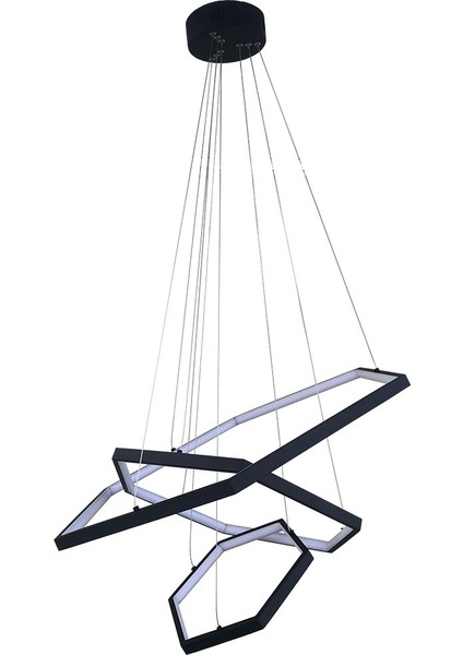 TRA30034 Eco Ø70 cm LED Avize Sarkıt Üç6gen - Işık Rengi 6500K Soğuk Beyaz modelleri