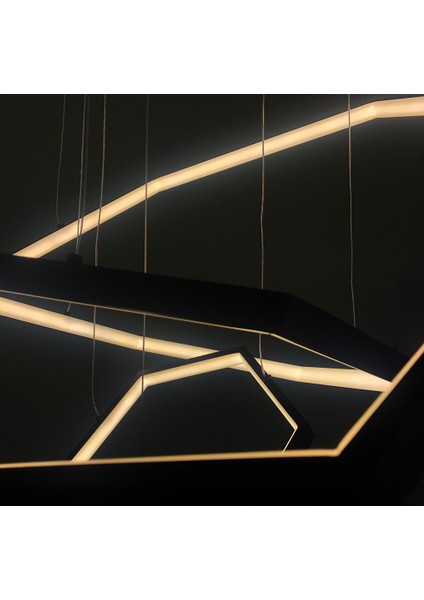 TRA30034 Eco Ø70 cm LED Avize Sarkıt Üç6gen - Işık Rengi 6500K Soğuk Beyaz fırsatları