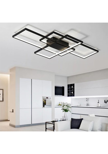 TRA32003 Eco 100*80 cm LED Avize Plafonyer Dikköşe Üç4gen - Işık Rengi 6500K Soğuk Beyaz