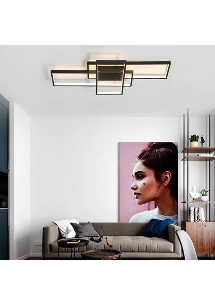 TRA32003 Eco 100*80 cm LED Avize Plafonyer Dikköşe Üç4gen - Işık Rengi 6500K Soğuk Beyaz fırsatları