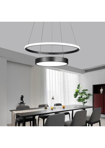 TRA34202 Eco 60 cm LED Avize Sarkıt Drumbelt - Işık Rengi 3000K Sıcak Beyaz