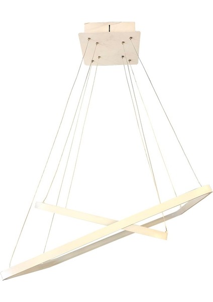 TRA30014 Eco 60*60 cm LED Avize Sarkıt Ovalköşe 2kare - Işık Rengi 3000K Sıcak Beyaz modelleri