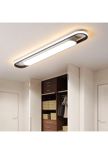 TRA34203 Eco 120*18 cm LED Avize Plafonyer Long Drumbelt - Işık Rengi 4000K Doğal Beyaz