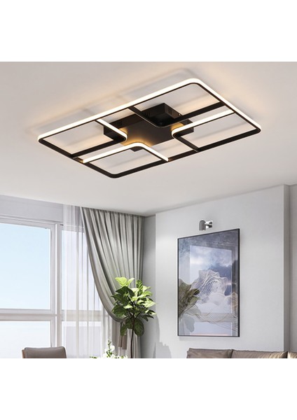 TRA30065 Eco 80*50 cm LED Avize Plafonyer Ovalköşe 4gen - Işık Rengi 3000K Sıcak Beyaz