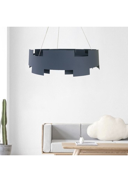 TRA83009 Eco Ø60 cm LED Avize Sarkıt Kale - Işık Rengi 3000K Sıcak Beyaz