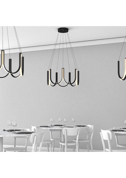 TRA32077 Eco Ø70 cm LED Avize Sarkıt Luxcrown - Işık Rengi 6500K Soğuk Beyaz
