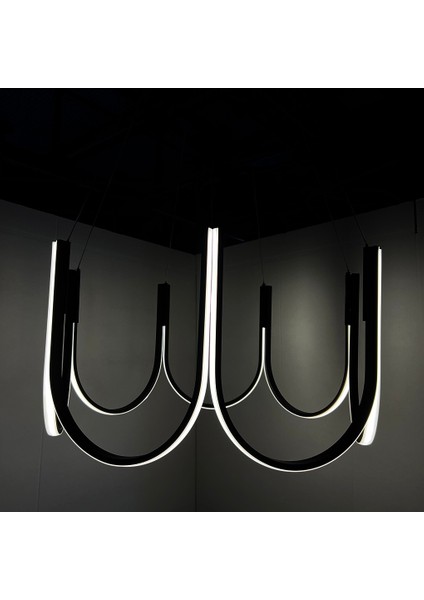 TRA32077 Eco Ø70 cm LED Avize Sarkıt Luxcrown - Işık Rengi 6500K Soğuk Beyaz