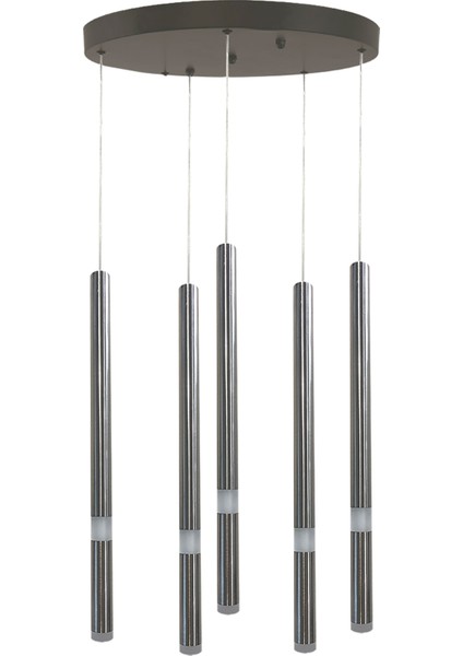 TRA83051Y Eco 5*ø25 mm LED Avize Sarkıt Tray Tubo2 - Işık Rengi 6500K Soğuk Beyaz