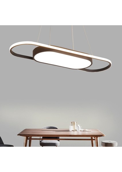 TRA34201 Eco 70*18 cm LED Avize Sarkıt Long Drumbelt - Işık Rengi 6500K Soğuk Beyaz