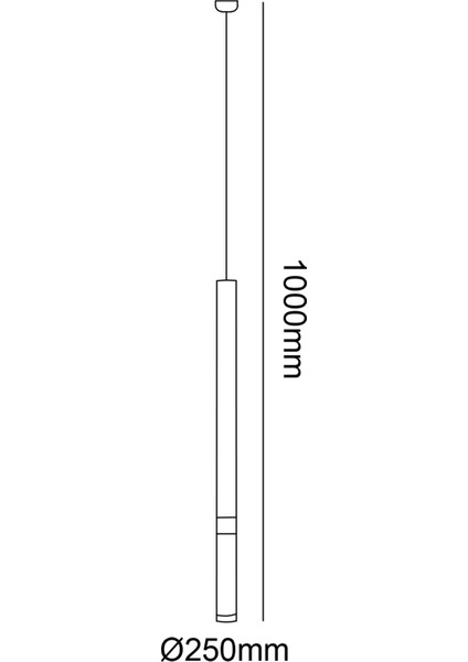 TRA83051 Eco 1*ø25 mm LED Avize Sarkıt Tubo2 - Işık Rengi 6500K Soğuk Beyaz indirimleri